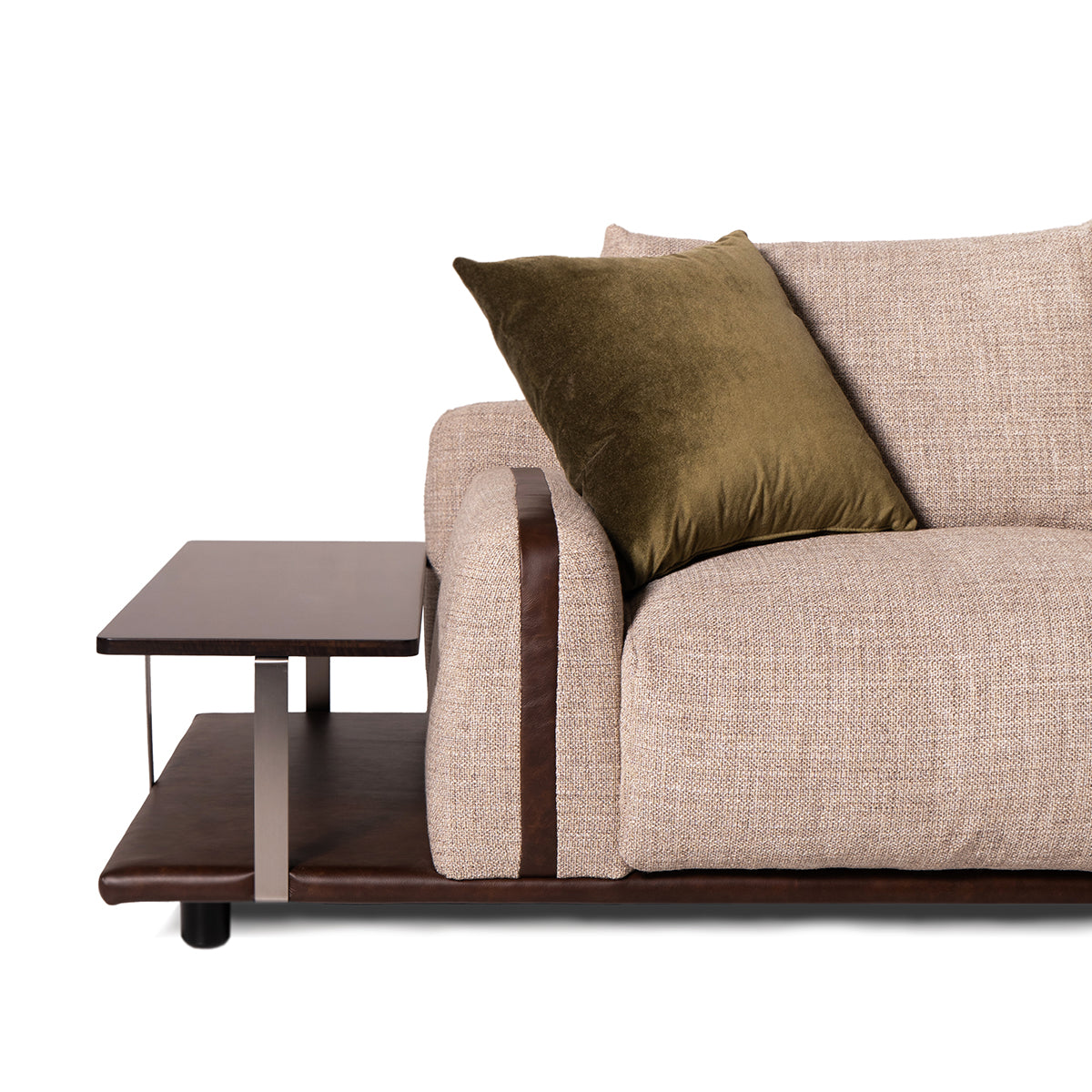 Paloma con chaise longue e tavolino