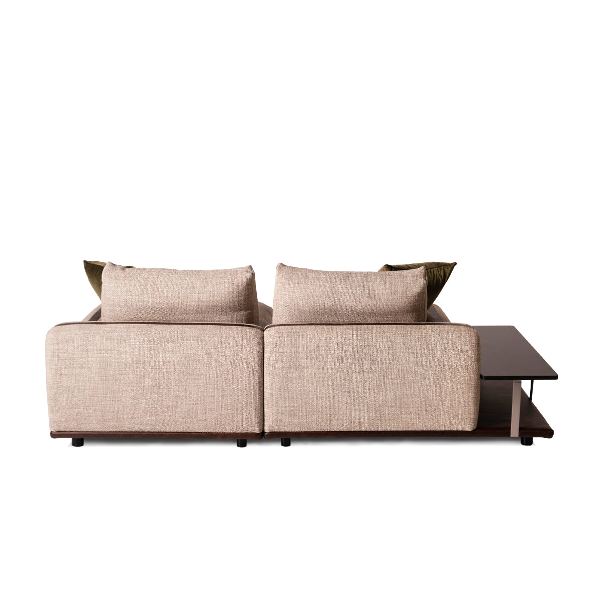 Paloma con chaise longue e tavolino