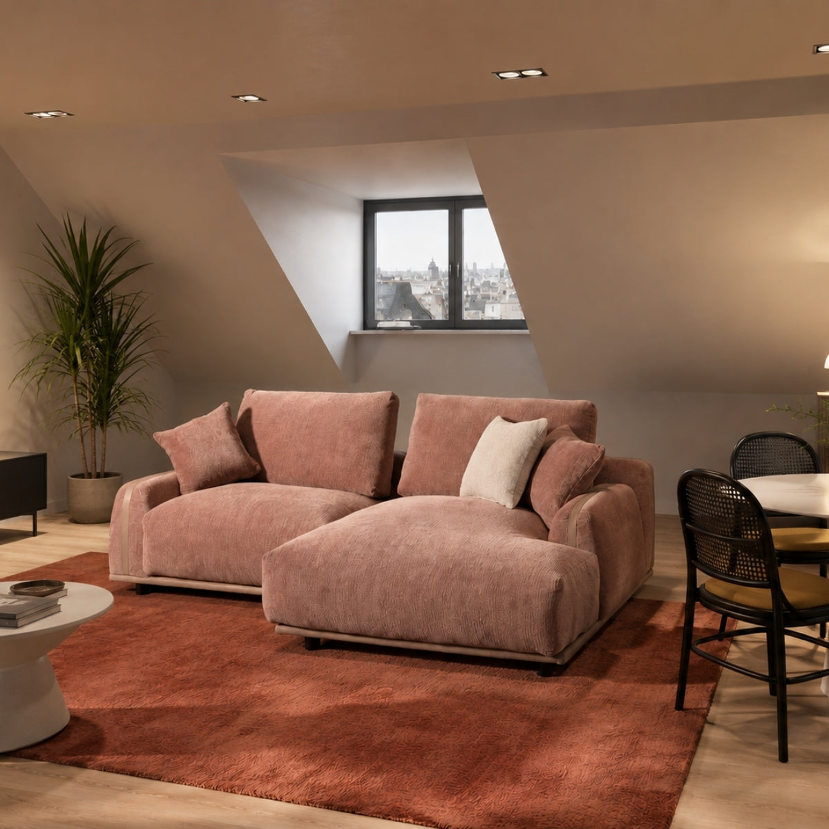 Paloma con chaise longue