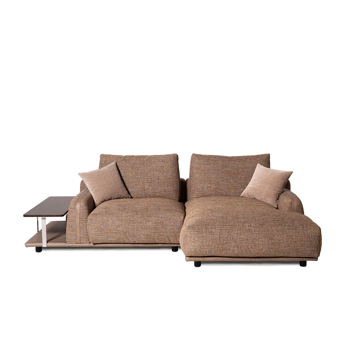 Paloma con chaise longue e tavolino