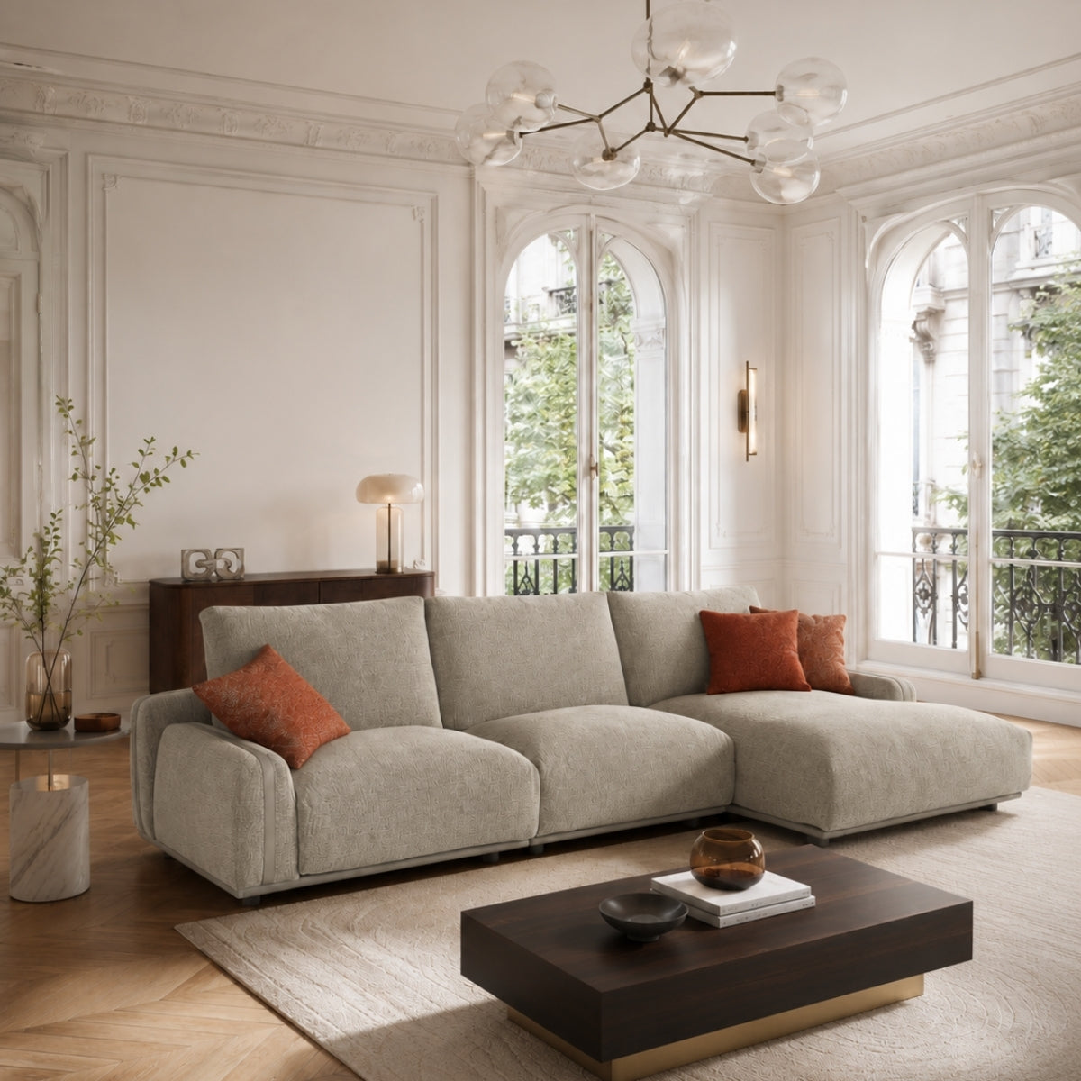 Paloma con chaise longue
